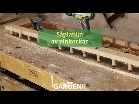 Såplanka av vinkorkar - Trädgårdshacks med GardenR