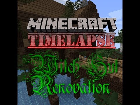 EPIC Witch Hut Renovation Timelapse in Minecraft!