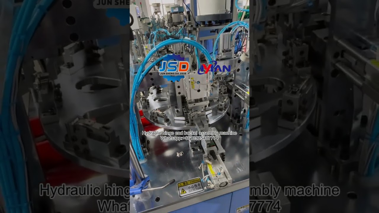 Soft close hinge parts auto assembly machine #hinge #cabinethinge #assemblymachine #automation