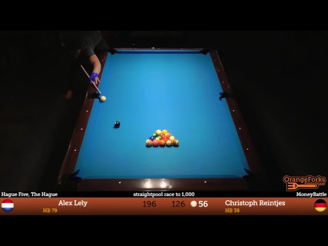 MoneyBattle: Alex Lely v Christoph Reintjes - Straightpool race to 1.000