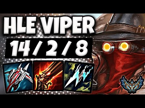 Jhin vs Kaisa ADC [ HLE Viper ] Rank #4 Korea Challenger 25.4