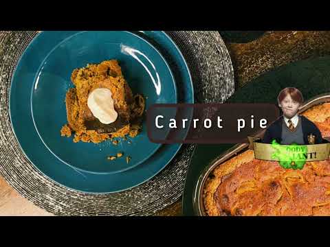 AUTUMN PIE - Carrot Pie Recipe | ASMR Cooking #carrotpie #fallrecipes #cooking #asmrcooking