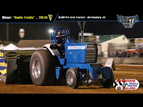 10,000 Pro Farm Tractors Pulling at Harrisonburg October 10 2015