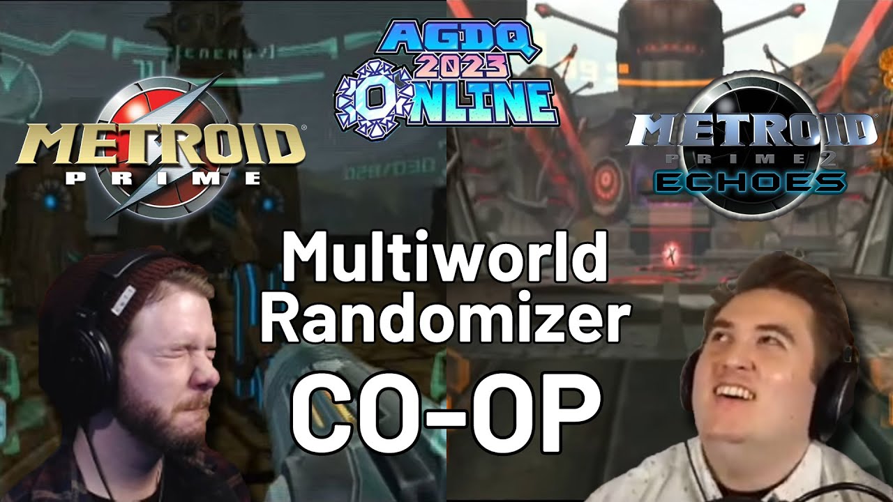 Metroid Prime 1 + 2 Multiworld Randomizer (ft. UncleReggie) at Awesome Games Done Quick 2023!