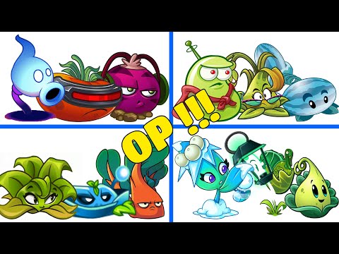 PvZ 2 4 Super Team Plants Vs Team Zombies Part 51 - Team So OP !!!