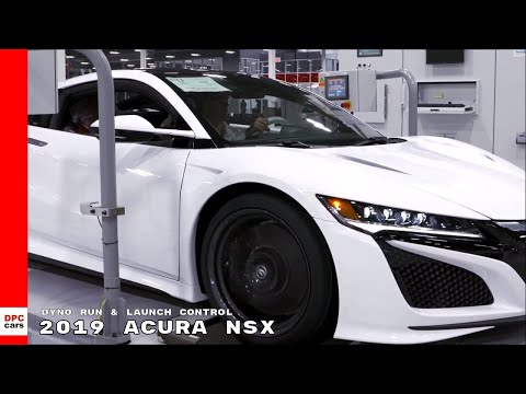 2019 Acura NSX Dyno Run & Launch Control At The Factory