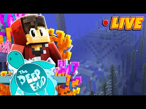 Minecraft: The Deep End SMP! - Sea Temple Exploration