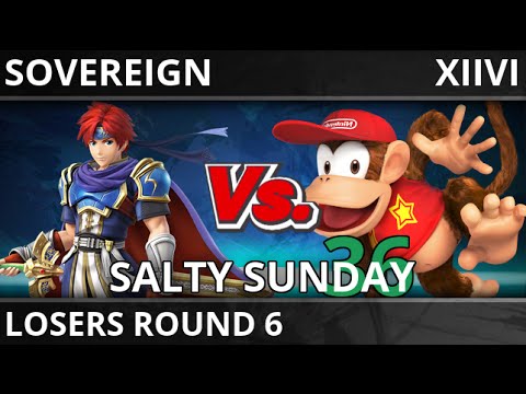 Salty Sunday @ eBash 36 (WiiU) - Xiivi VS Sovereign - Losers Round 6
