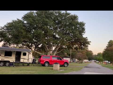 Come for a drive with me as I take you for a spin down one side of the campground