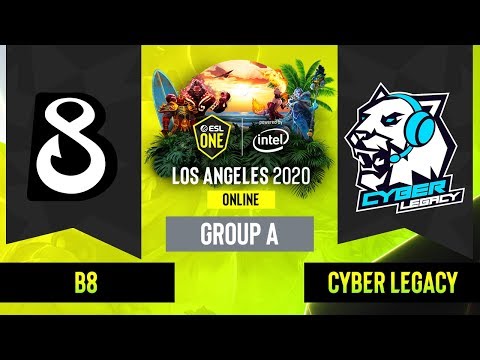 Dota2 - Cyber Legacy vs. B8 - Game 3 - Group A - EU/CIS - ESL One Los Angeles
