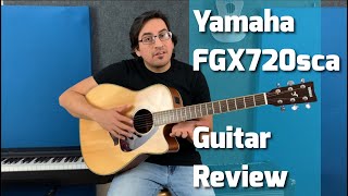 Video thumbnail for Yamaha FGX720sca Acoustic/Electric Guitar Review by Freddy Desposorio