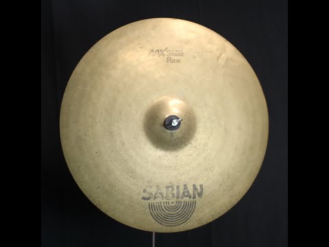 Used Sabian 21" AAX Stage Ride Brilliant - 2837g