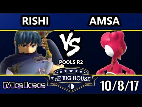 TBH7 Melee - VGBC | Rishi (Marth) Vs. VGBC | aMSa (Yoshi) SSBM R2 Pools