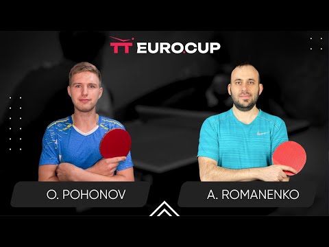20:05 Oleksandr Pohonov - Andrii Romanenko 04.07.2024 TT Euro.Cup Ukraine Professional. TABLE 3