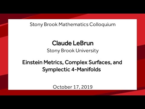 Einstein Metrics, Complex Surfaces, and Symplectic 4-Manifolds - Claude LeBrun