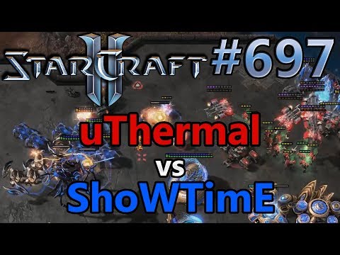 uThermal (T) vs ShoWTimE (P) | Starcraft 2: Replay-Cast #697 [German]