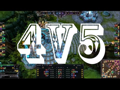 League of Legends - How to 4v5 !