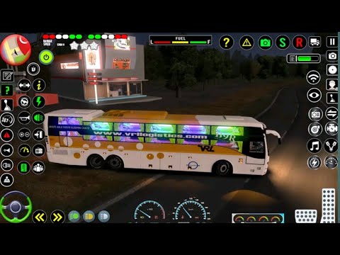 Coach Bus Realistic Driving New Multiplayer New School Bus Simulator 2023 - Android Gameplay