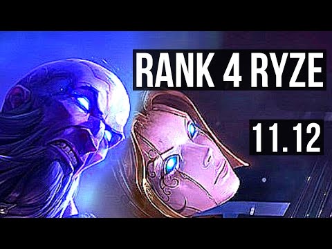 RYZE vs ORIANNA (MID) | Rank 4 Ryze, 4/1/11 | KR Challenger | v11.12