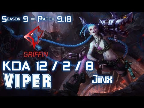 GRF Viper JINX vs KAI'SA ADC - Patch 9.18 KR Ranked