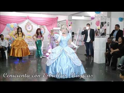 Show Infantil Princesas Disney con Cenicienta con Estrellas Magicas - Magicamente Divertido!!!