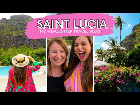 OUR FIRST INTERNATIONAL TRIP POST LOCKDOWN: Mom Daughter Travel *VLOG* | St. Lucia 2021