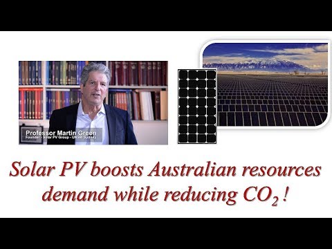 UNSW SPREE - 201708-22 Martin Green - Solar PV boosts Australian resources demand