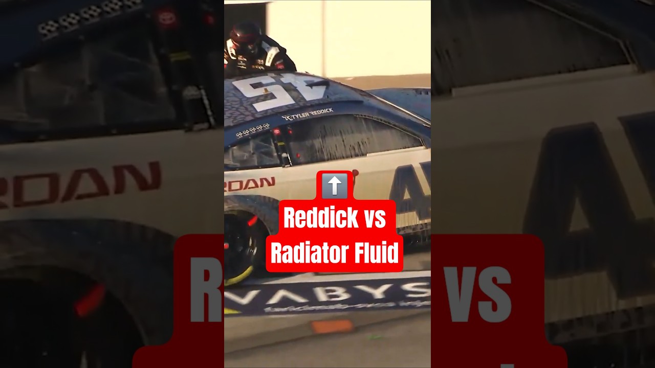 Reddick's car has a MAJOR issue during the race 😬