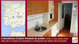 preview picture of video '2 dormitorios 2 baños Vivienda de pueblo se Vende en Orellana La Vieja, Badajoz, Spain'