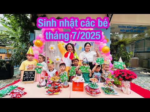 SINH NHẬT THÁNG 7/2025  – PHÉP MÀU TUỔI THƠ