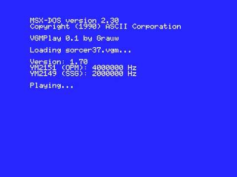 VGMPlay MSX: YM2151 OPM support