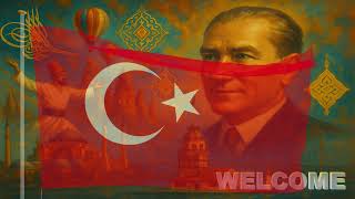 WELCOME-Hoşgeldiniz-Dalgalanan Türk Bayrağı--Karşılama Videosu 4
