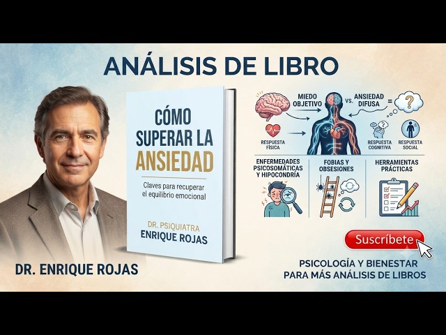 Vídeo relacionado con Cómo superar la ansiedad: La obra definitiva para vencer el estrés, las fobiass y las obsesiones (Espasa Crecimiento personal)