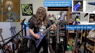 Video thumbnail for 2021 Jackson Rhoads RR24 Blue Crackle Pro Made In China Review. Lots Of Details To Discuss... by ClanOfHouseCats