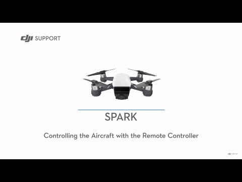 DJI Spark - Controlling the Aircraft with the Remote Controller