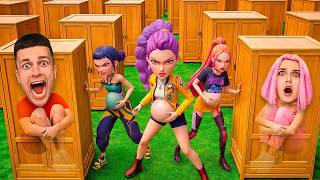 ПРЯТКИ В ШКАФАХ ОТ БЕРЕМЕННЫХ K-POP DEMON HUNTERS!!!