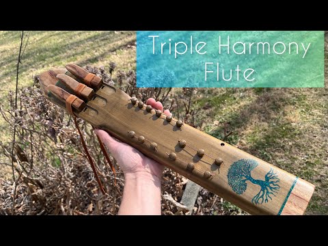 Triple Harmony Flute FFC- Elemental Flutes