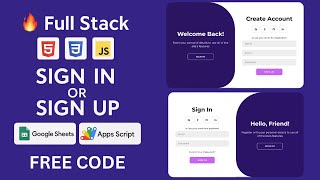 Create Login & Signup System in Google Sheets with Apps Script | D15