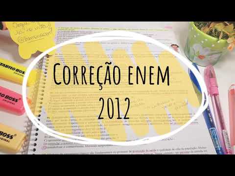 Correção ENEM 2012 - Biologia