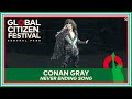Gen-Z Superstar Conan Gray Performs ‘Never Ending Song’ Live | Global Citizen Festival 2023