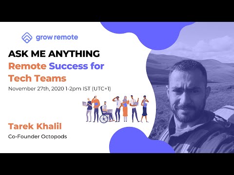 AMA with Tarek Khalil Co-Founder of Octopods - YouTube