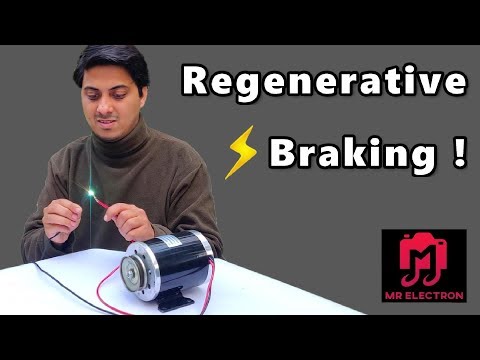 What's Regenerative Braking ? DIY 24V DC Motor to 500W...