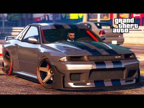 Elegy Retro Custom Review & Best Customization Gta 5 Online - Nissan Skyline  Gt-R ! Insane Car! Mods