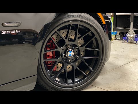 BMW 335is 2 Piece Brake Rotor Upgrade