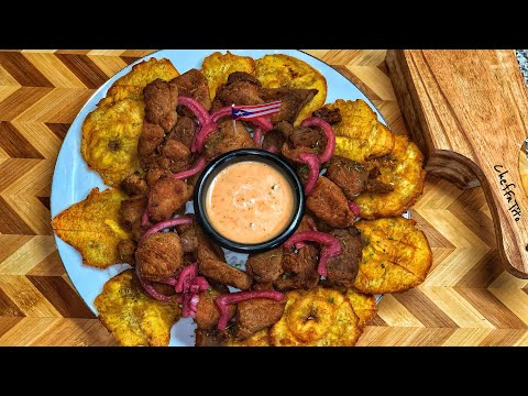 How to make Carne Frita con Tostones