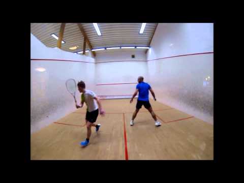 Ballwechsel aus der Österreichischen Bundesliga am 17.01.2015 gegen Omar Abdel Meguid