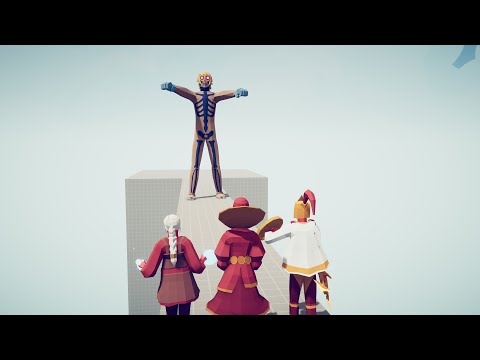 FEMALE TITAN vs GODS TRIO - Totally Accurate Battle Simulator
