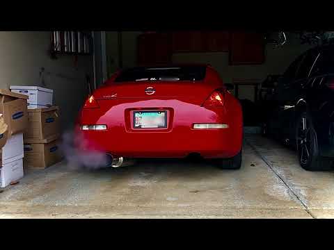 2003 Nissan 350z Greddy RS Race - Single Exhaust - Redline Rev