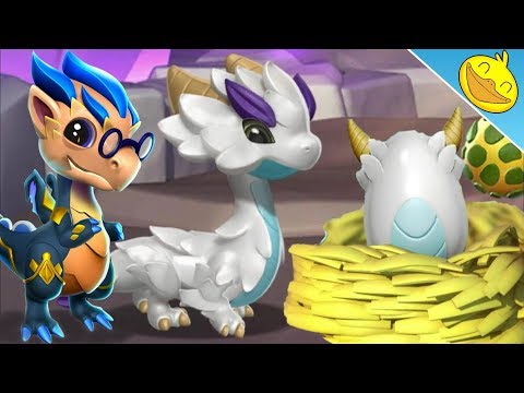 ICEFEATHER Dragon Hatching + How to Breed the PROFESSOR DRAGON! - DML #1069