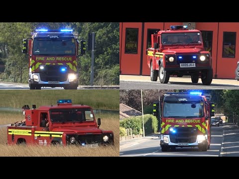 HIOWFRS- Response to a MP5 field fire in Fareham